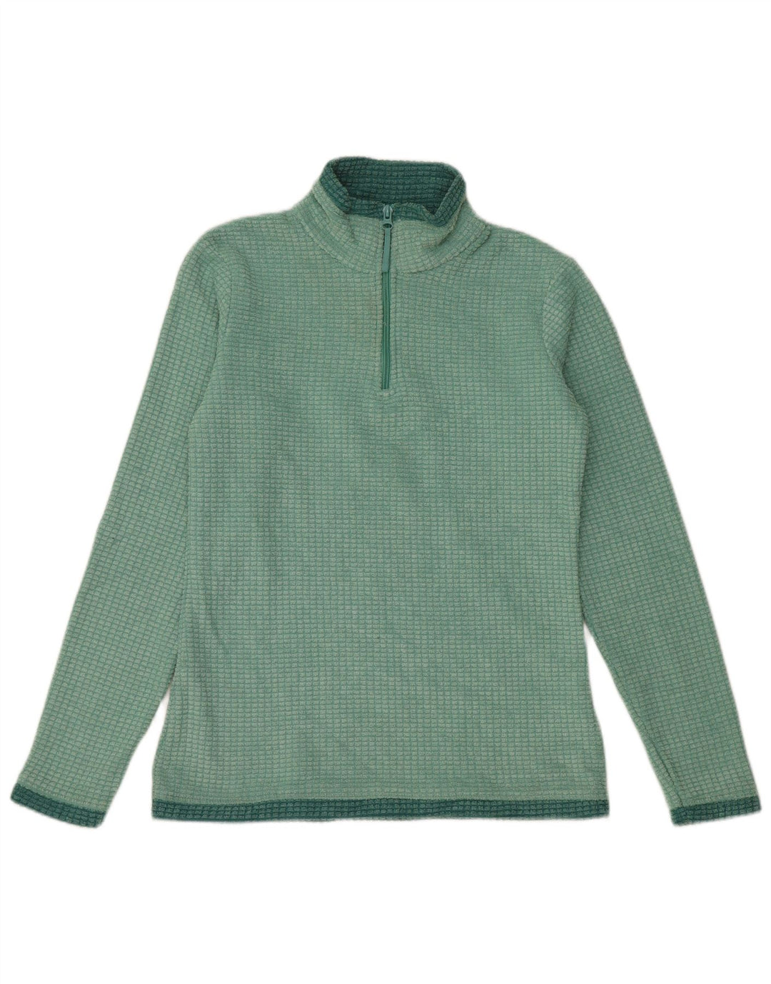 MOUNTAIN WAREHOUSE Maglione in pile da donna con collo e zip UK 8 piccolo verde