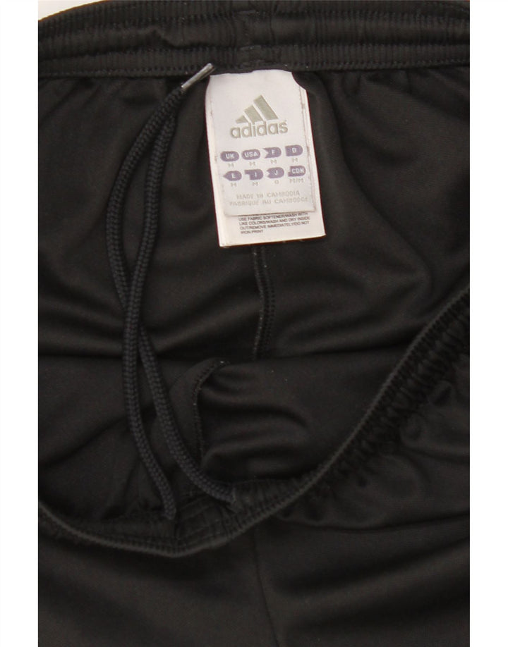 Pantaloncini sportivi ADIDAS Climalite da uomo medio nero in poliestere