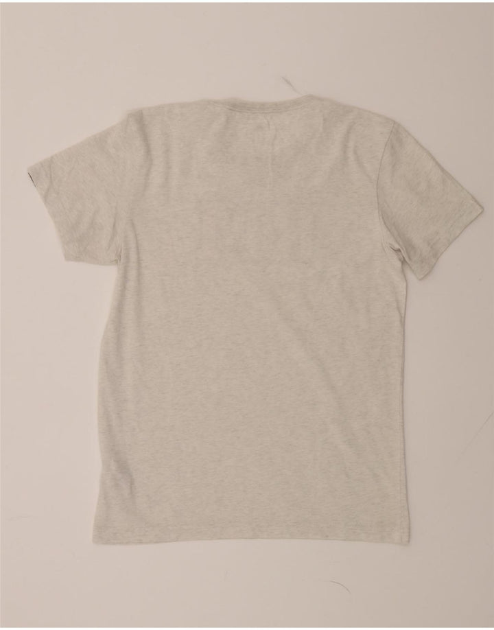ADIDAS Mens Graphic T-Shirt Top Small Grey Cotton Vintage Adidas and Second-Hand Adidas from Messina Hembry 