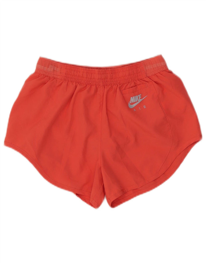 Pantaloncini sportivi Nike Dri Fit da donna UK 4 XS poliestere rosso