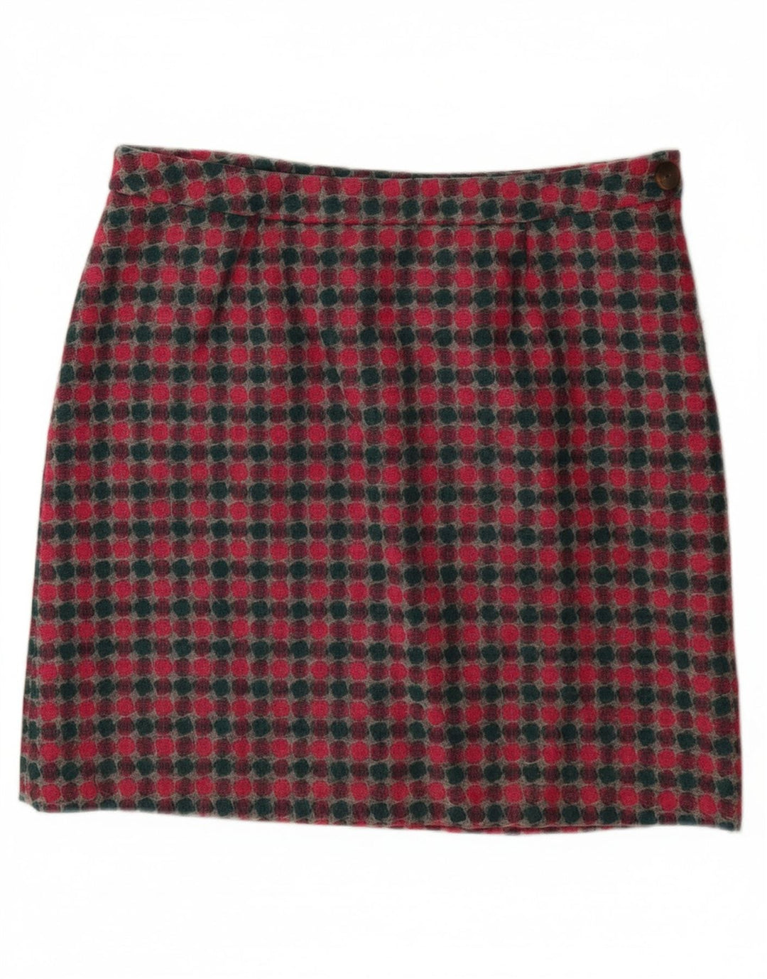 LAURA ASHLEY Minigonna da donna UK 16 Grande W36 Lana maculata multicolore