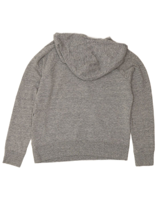 Maglione con cappuccio grafico da donna Levi's UK 6 XS in cotone grigio