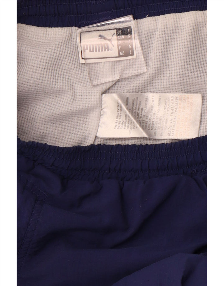 Pantaloni da tuta da donna PUMA Joggers Large Blu Navy Nylon Sport