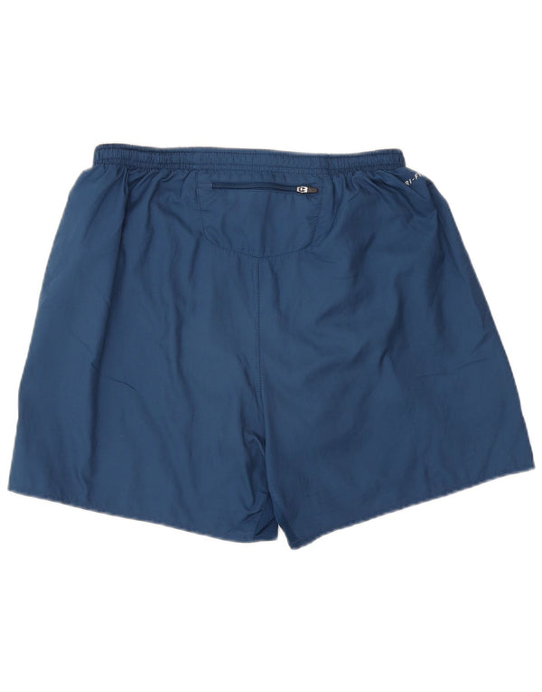 Pantaloncini sportivi Nike da uomo con vestibilità regolare, blu medio, in poliestere color block