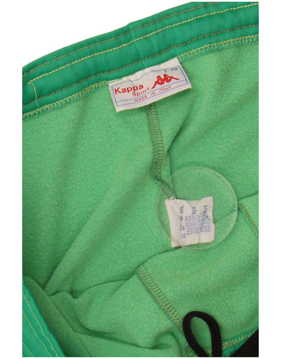 Pantaloni da tuta con grafica Kappa da uomo IT 46 Small Verde Poliestere
