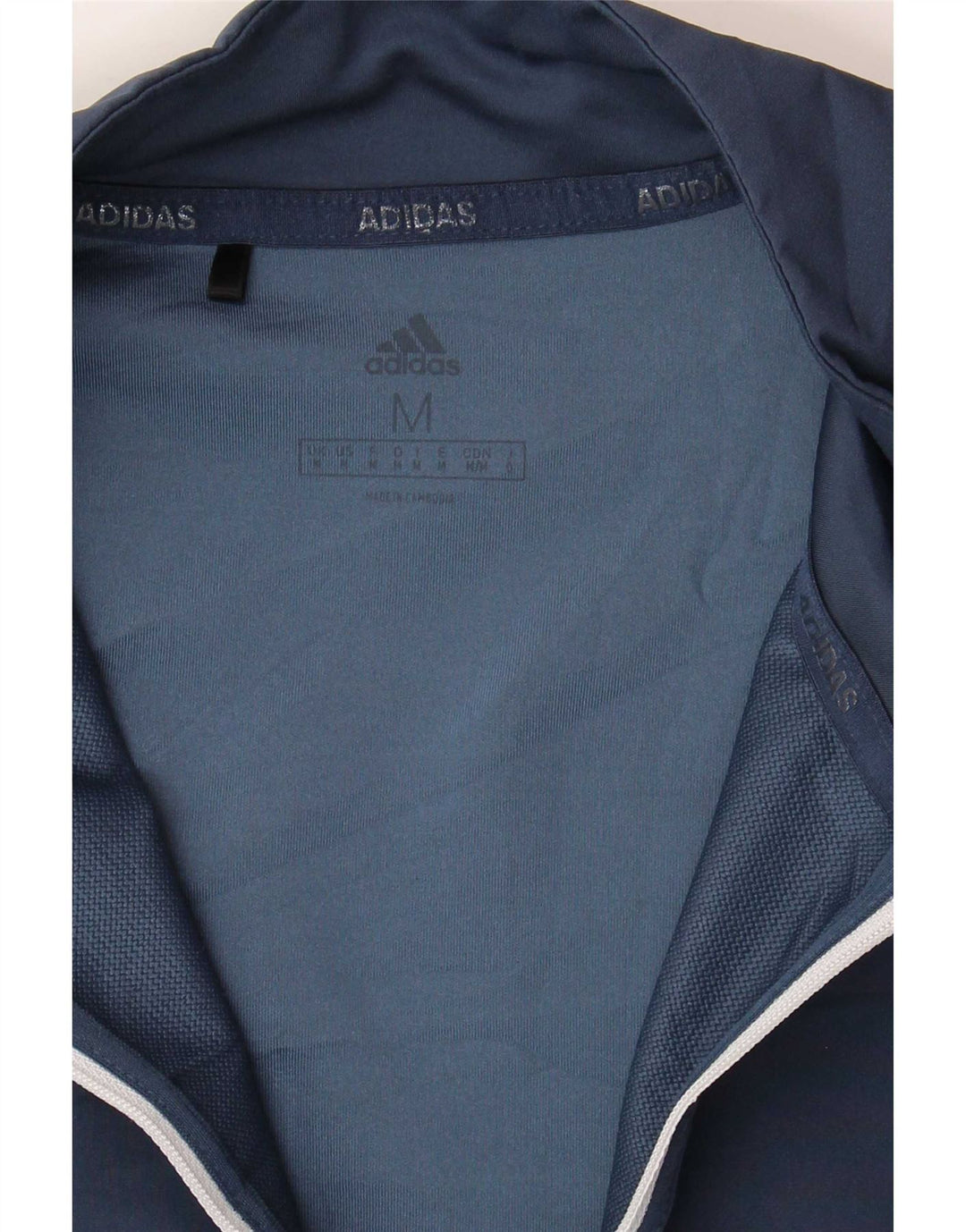 Adidas Uomo Graphic Pullover Tuta Top Medium Blu Navy Colourblock
