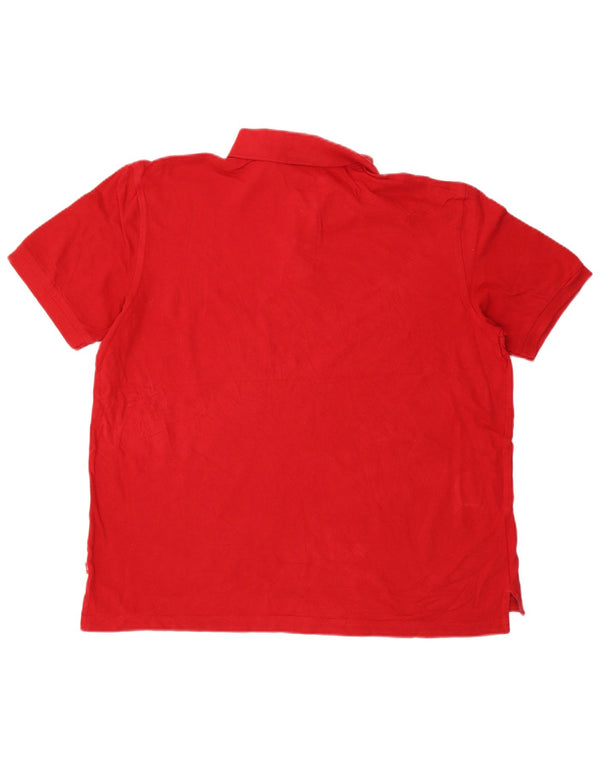 Polo da uomo IZOD XL in cotone rosso