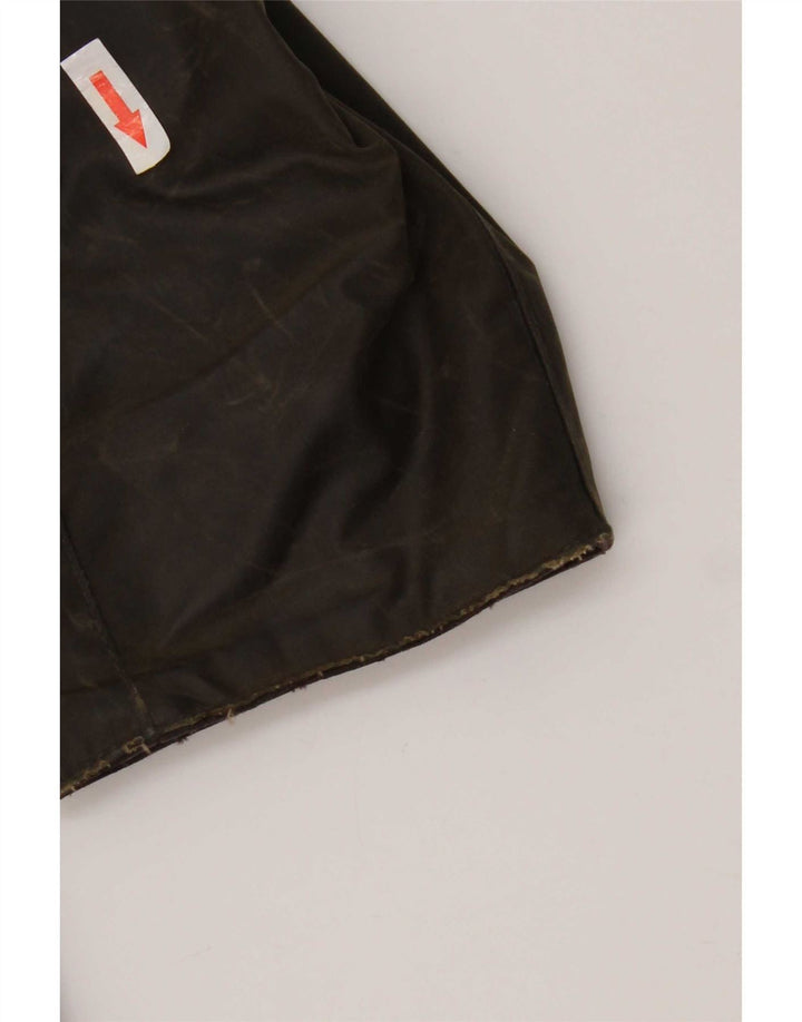 Giacca da uomo in cotone cerato Barbour UK 38 Cotone kaki medio
