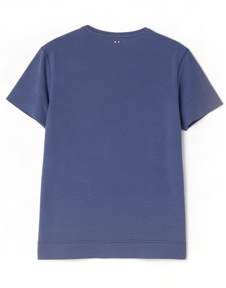 T-shirt da uomo Napapijri Top Small in cotone blu