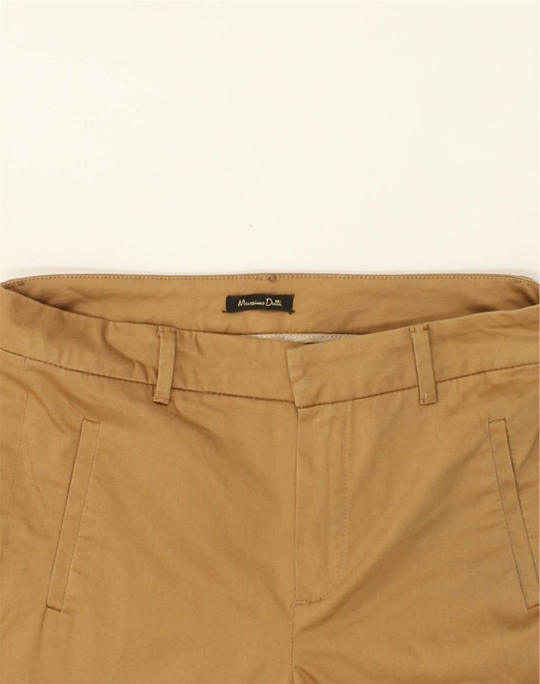 MASSIMO DUTTI Womens Slim Fit Chino Trousers W28 L28  Brown | Vintage Massimo Dutti | Thrift | Second-Hand Massimo Dutti | Used Clothing | Messina Hembry 