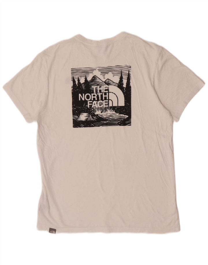 T-shirt grafica da uomo The North Face Top in cotone bianco medio