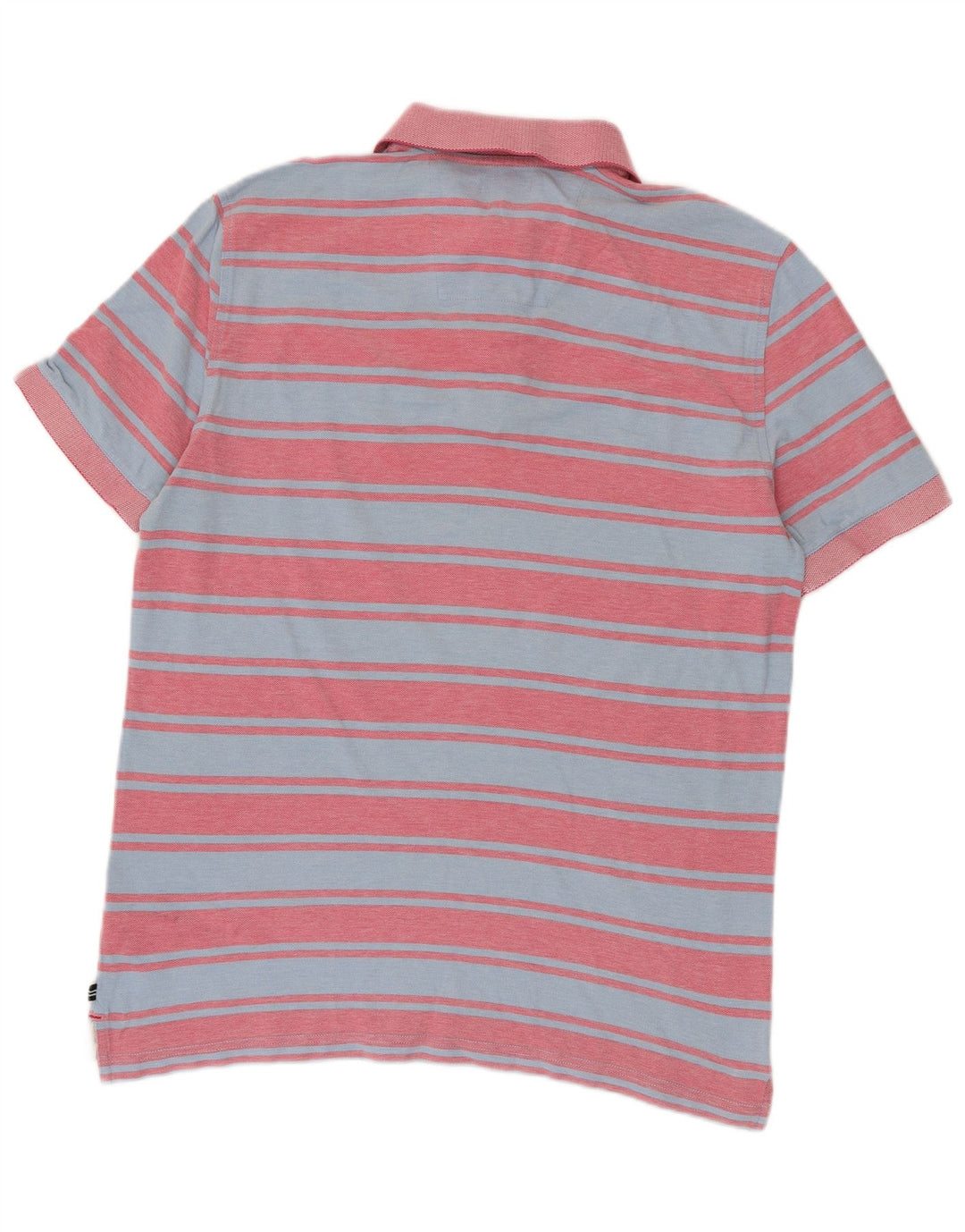 Polo da uomo Nautica in cotone a righe blu medio