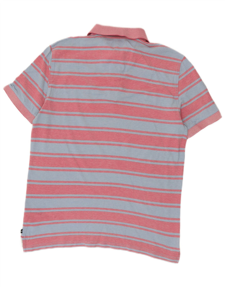 Polo da uomo Nautica in cotone a righe blu medio