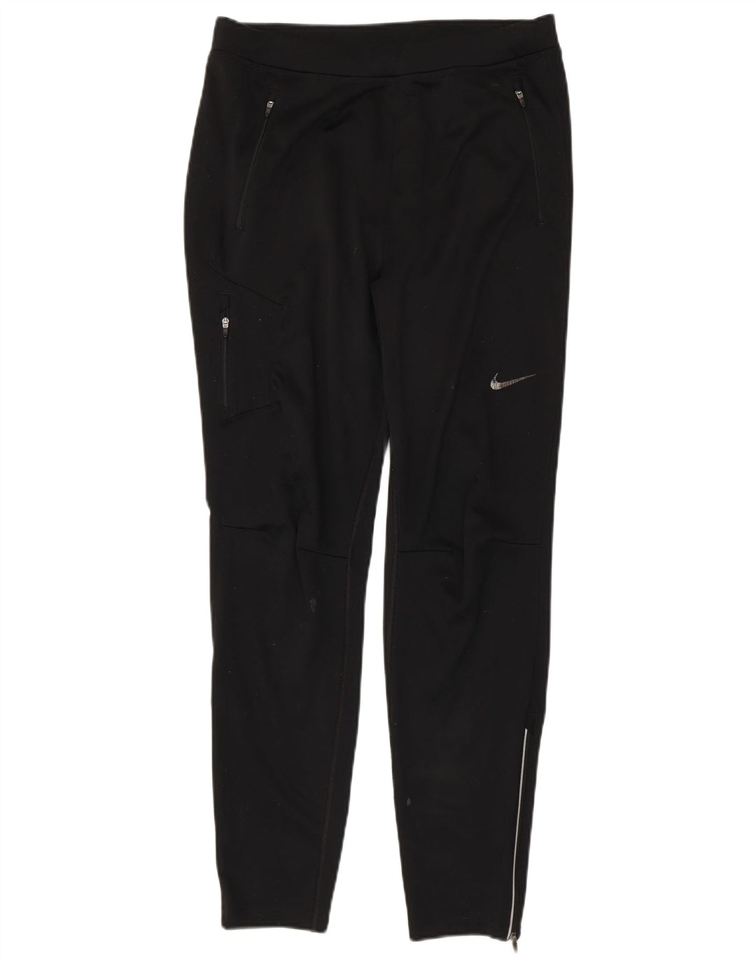 Pantaloni della tuta da donna Nike UK 14 Large Nero Poliestere