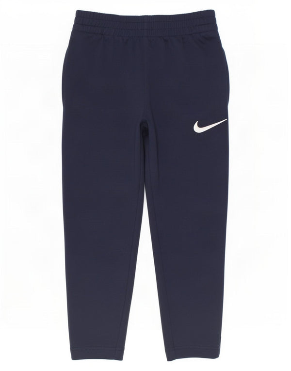 Pantaloni della tuta da ragazzo Nike 4-5 anni Small Blu Navy Colourblock