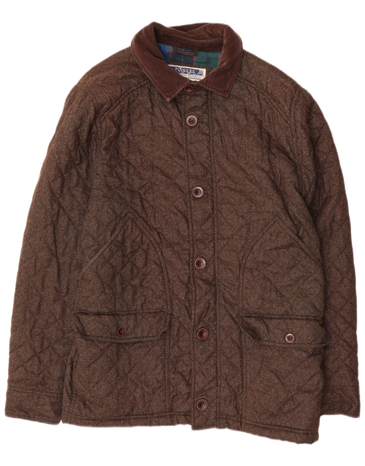 Giacca trapuntata da uomo Joules UK 42 XL poliestere marrone