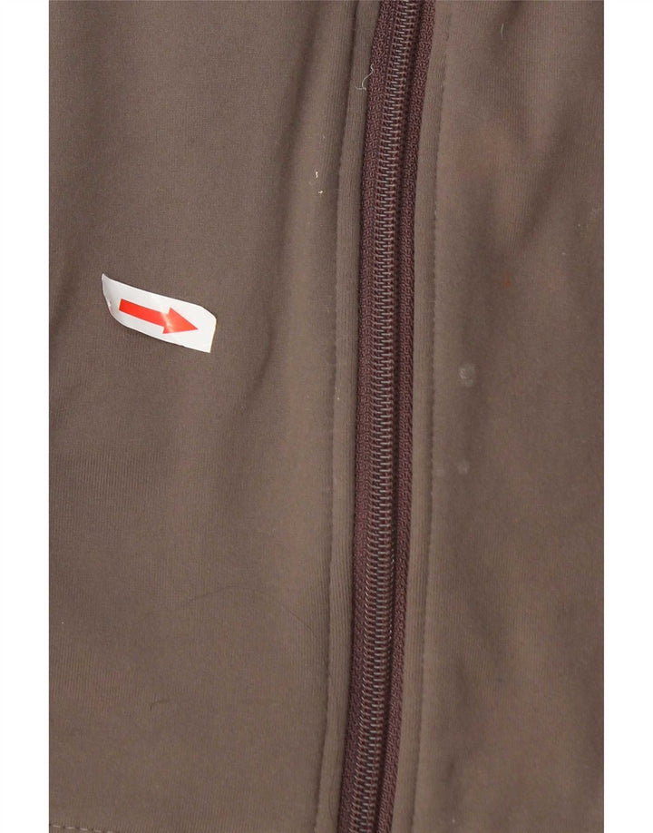 Giacca da ginnastica da donna Marks & Spencer UK 14 Large Marrone Colorblock