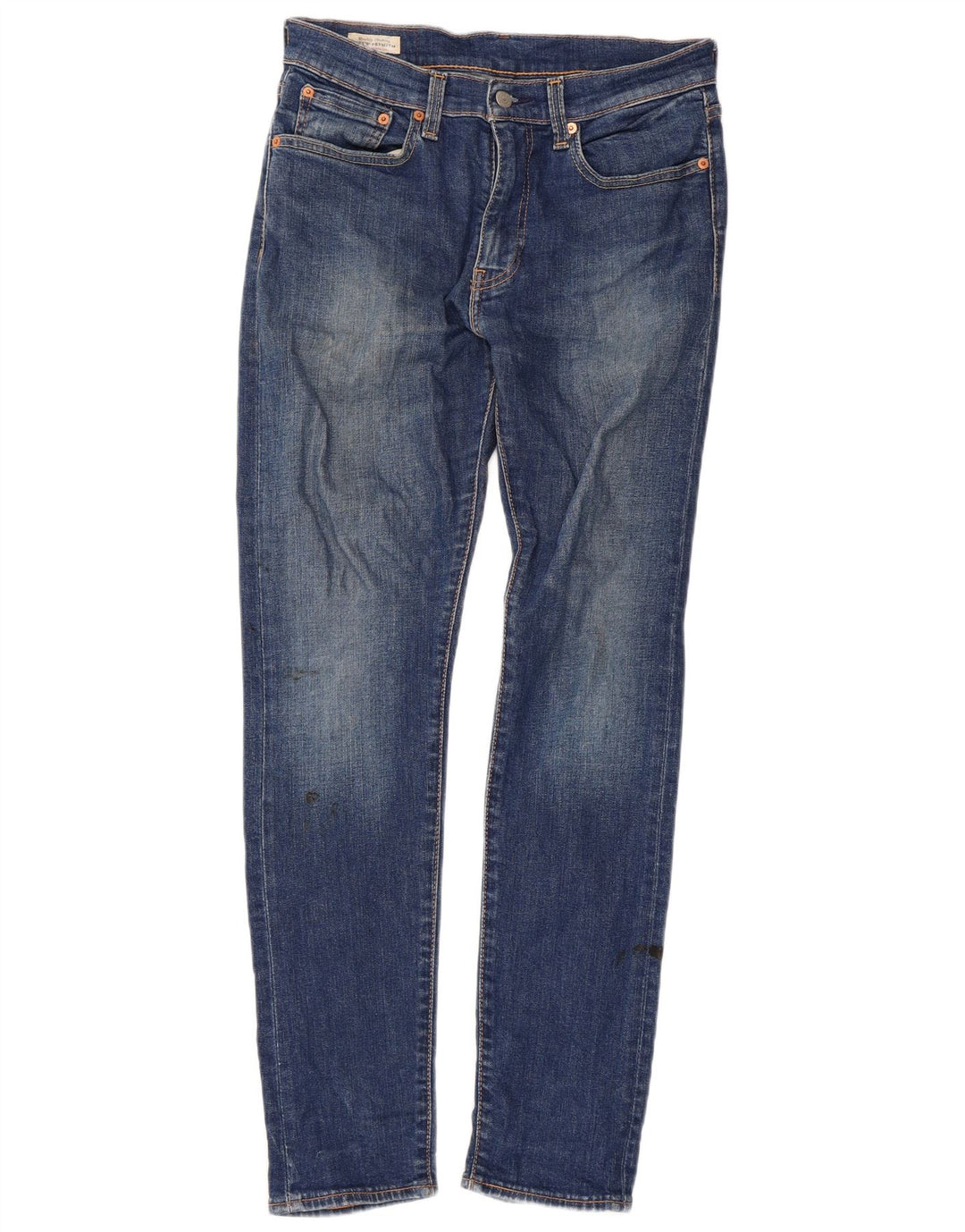 Levi's Uomo 519 Jeans Slim W31 L32 Cotone Blu