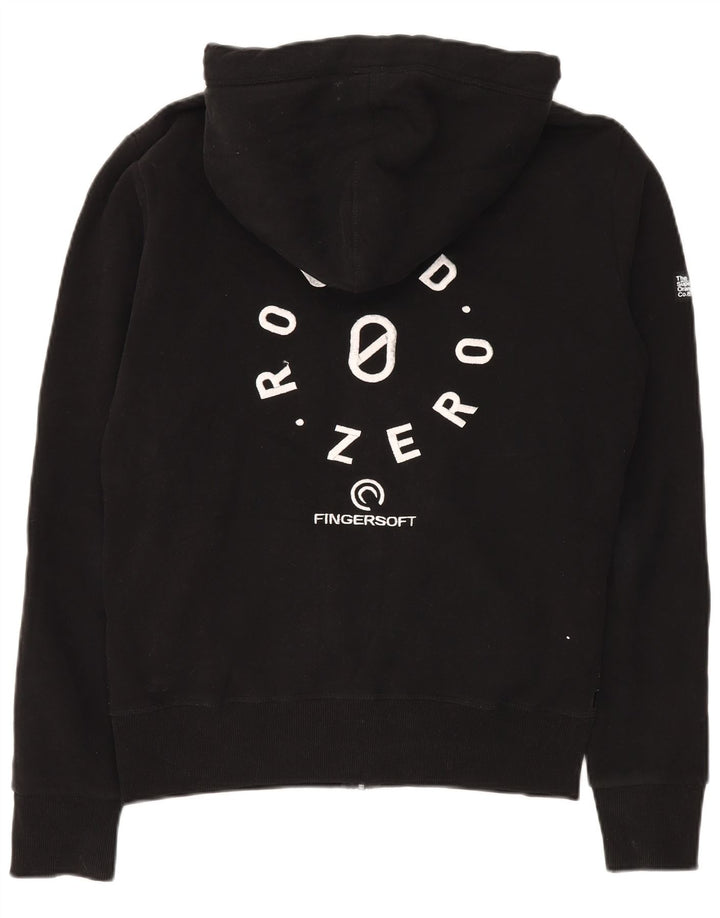 Maglione con cappuccio e zip da uomo Superdry in cotone nero medio