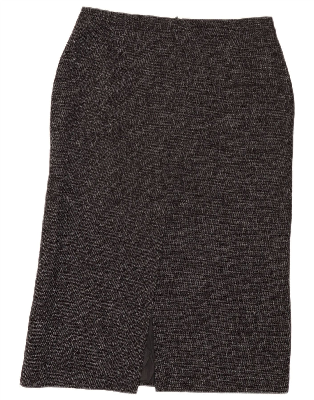Gonna dritta midi da donna Marks & Spencer UK 14 grande W32 grigia
