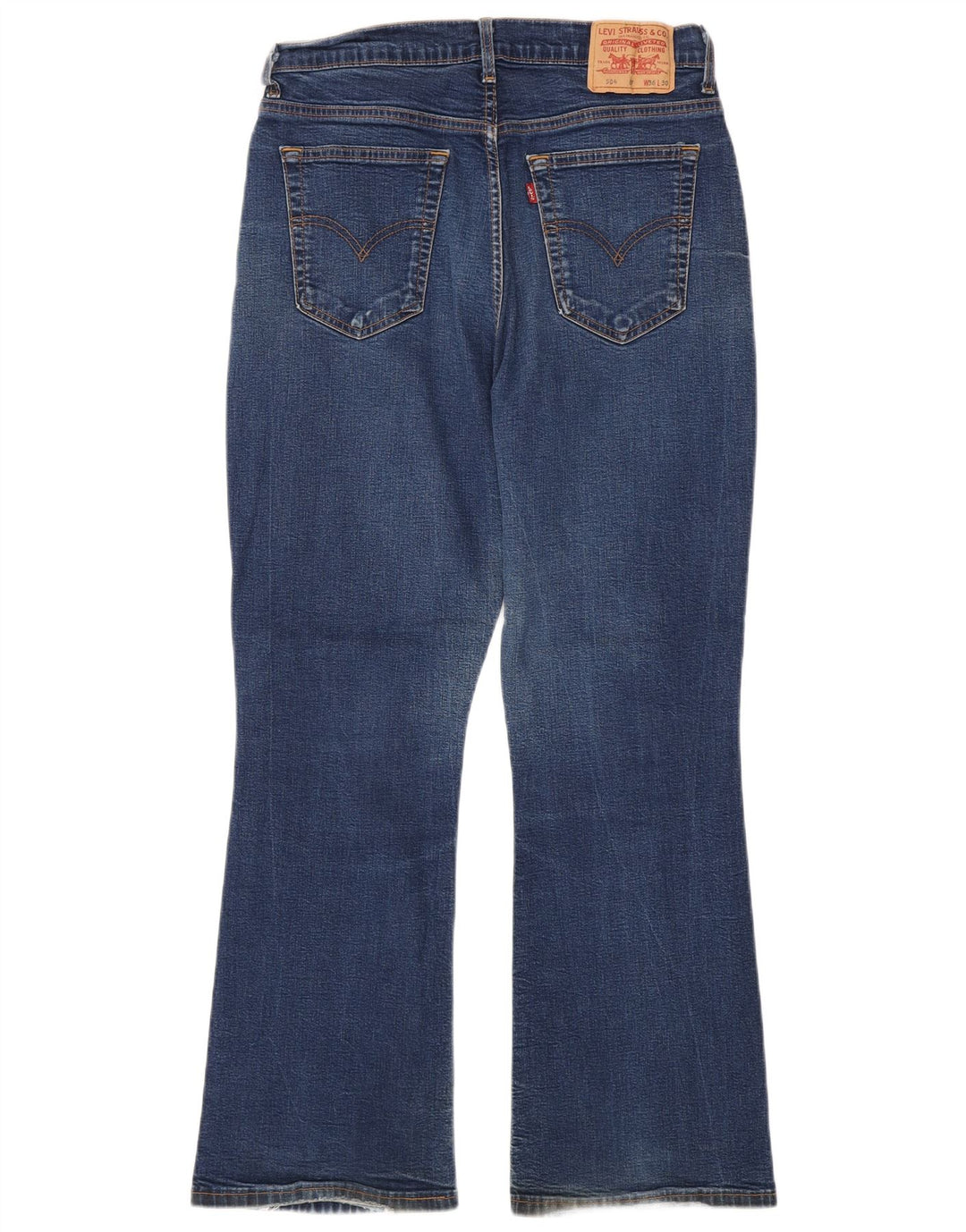 Jeans Levi's 584 Bootcut da donna W36 L30 in cotone blu