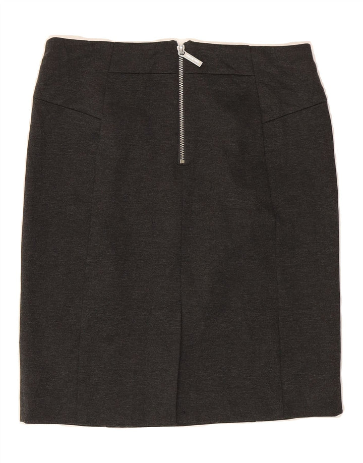 MICHAEL KORS Womens Straight Skirt US 8 Medium W30  Grey Polyester Vintage Michael Kors and Second-Hand Michael Kors from Messina Hembry 