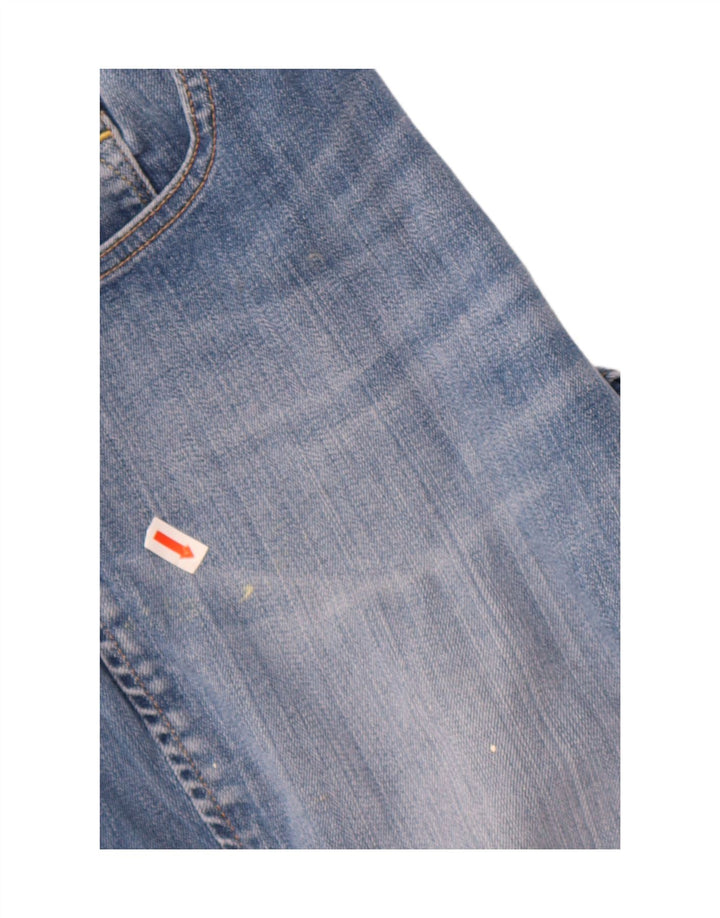 TOMMY HILFIGER Womens Bootcut Jeans W31 L32 Blue Cotton
