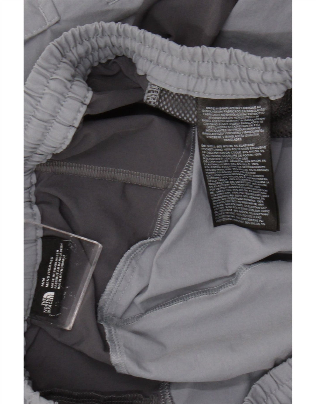 Pantaloni da tuta da uomo The North Face cargo da jogging in nylon grigio medio