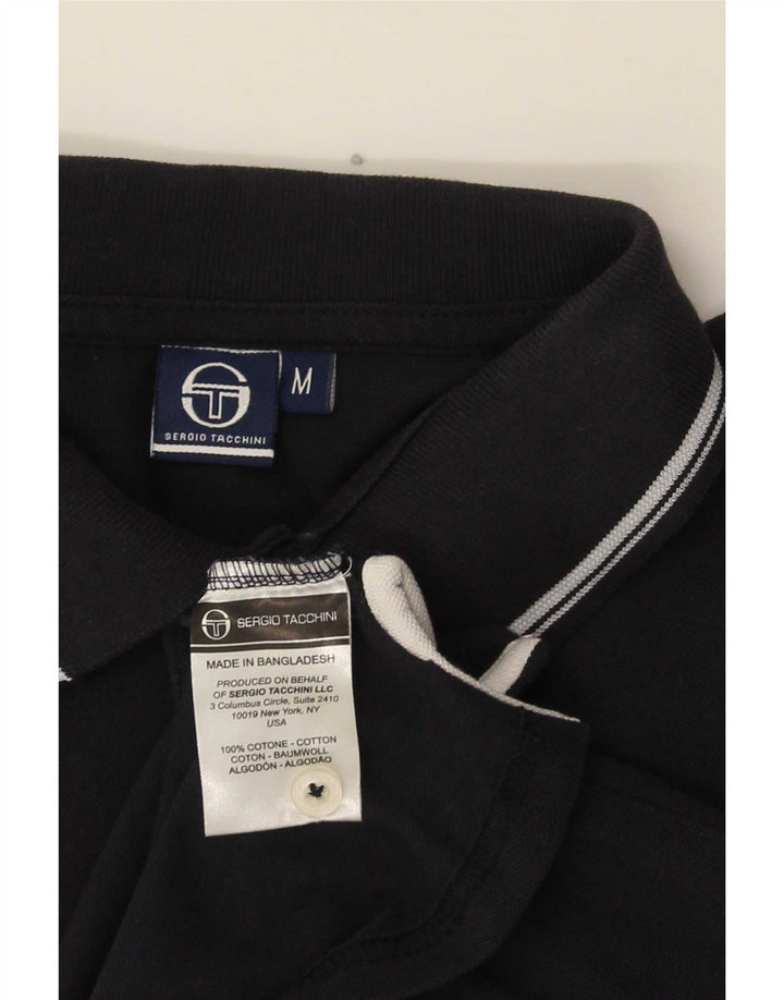 Polo Uomo Sergio Tacchini Media Cotone Blu Navy