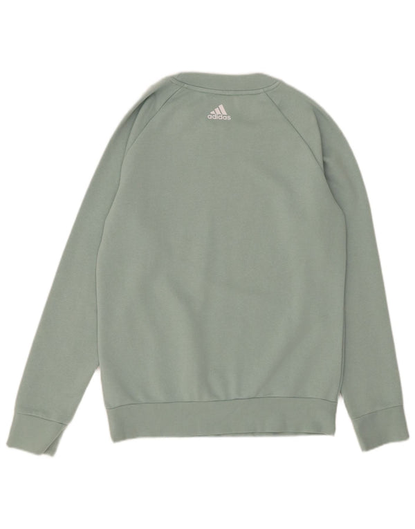 Felpa grafica da donna Adidas Jumper UK 14 verde medio