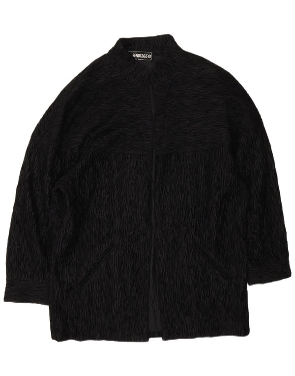 Cappotto aperto da donna Fendi UK 18 XL Nero
