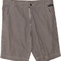 CHAMPION Womens Chino Shorts Large W34  Blue Gingham Cotton Vintage Champion and Second-Hand Champion from Messina Hembry 
