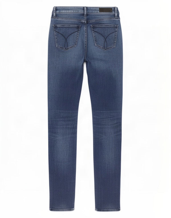 Jeans skinny Ultimate da donna Calvin Klein W27 L32 cotone blu