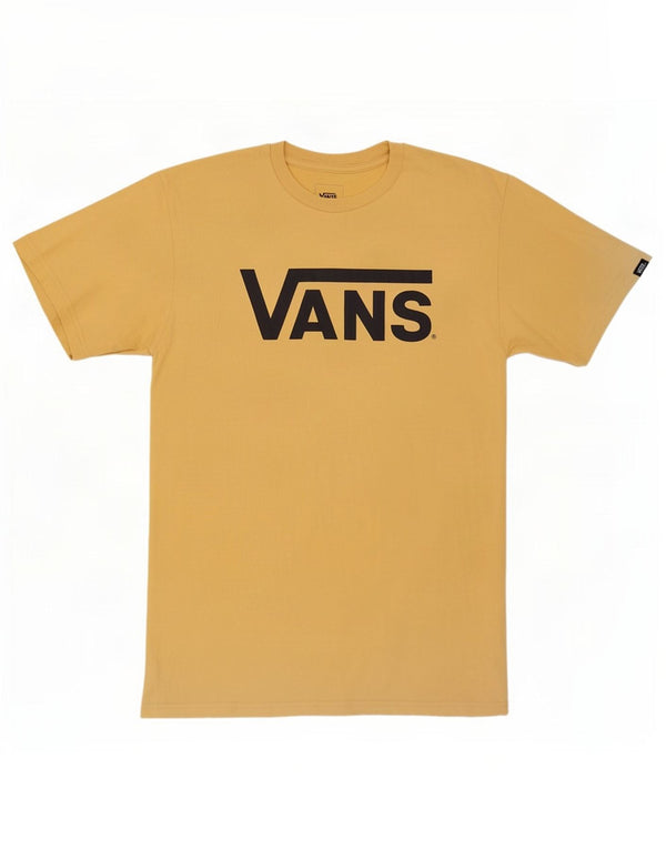 T-shirt grafica da uomo con vestibilità classica Vans, piccola, in cotone giallo
