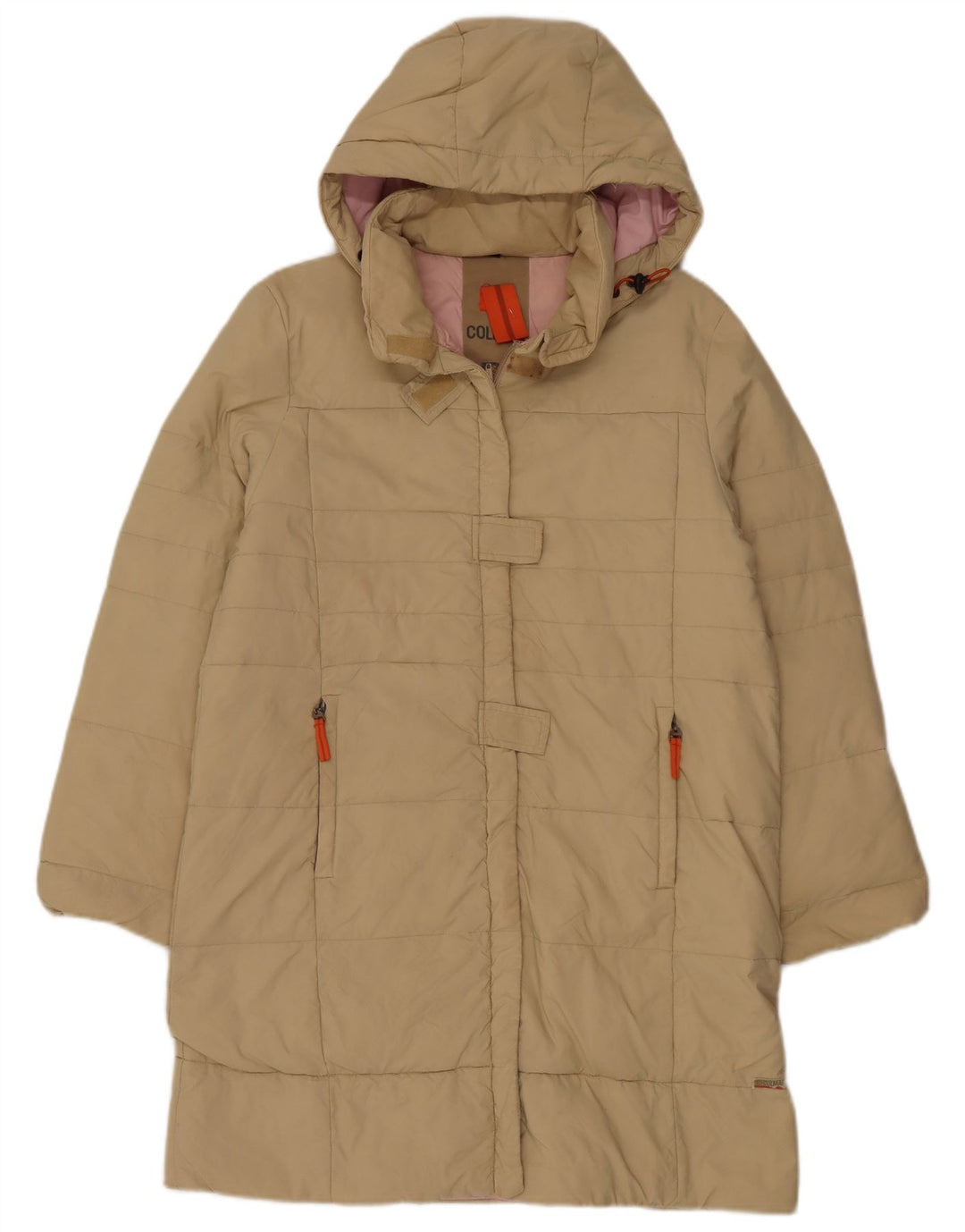 Giacca imbottita con cappuccio Colmar Donna IT 44 Beige Medio Poliestere