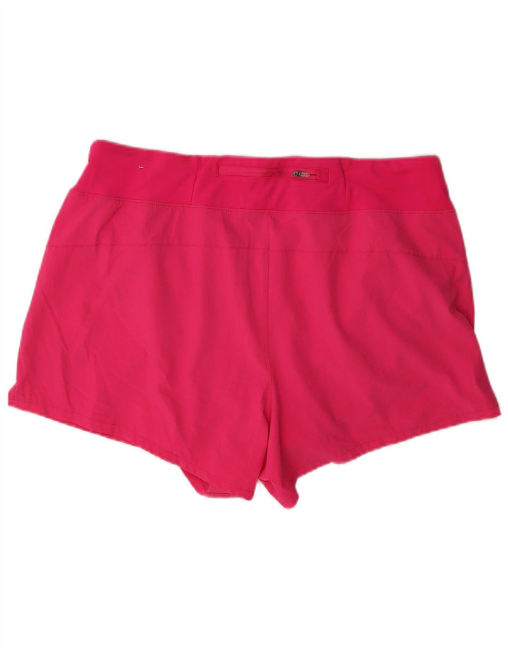 Pantaloncini sportivi Reebok da donna UK 18 XL rosa poliestere