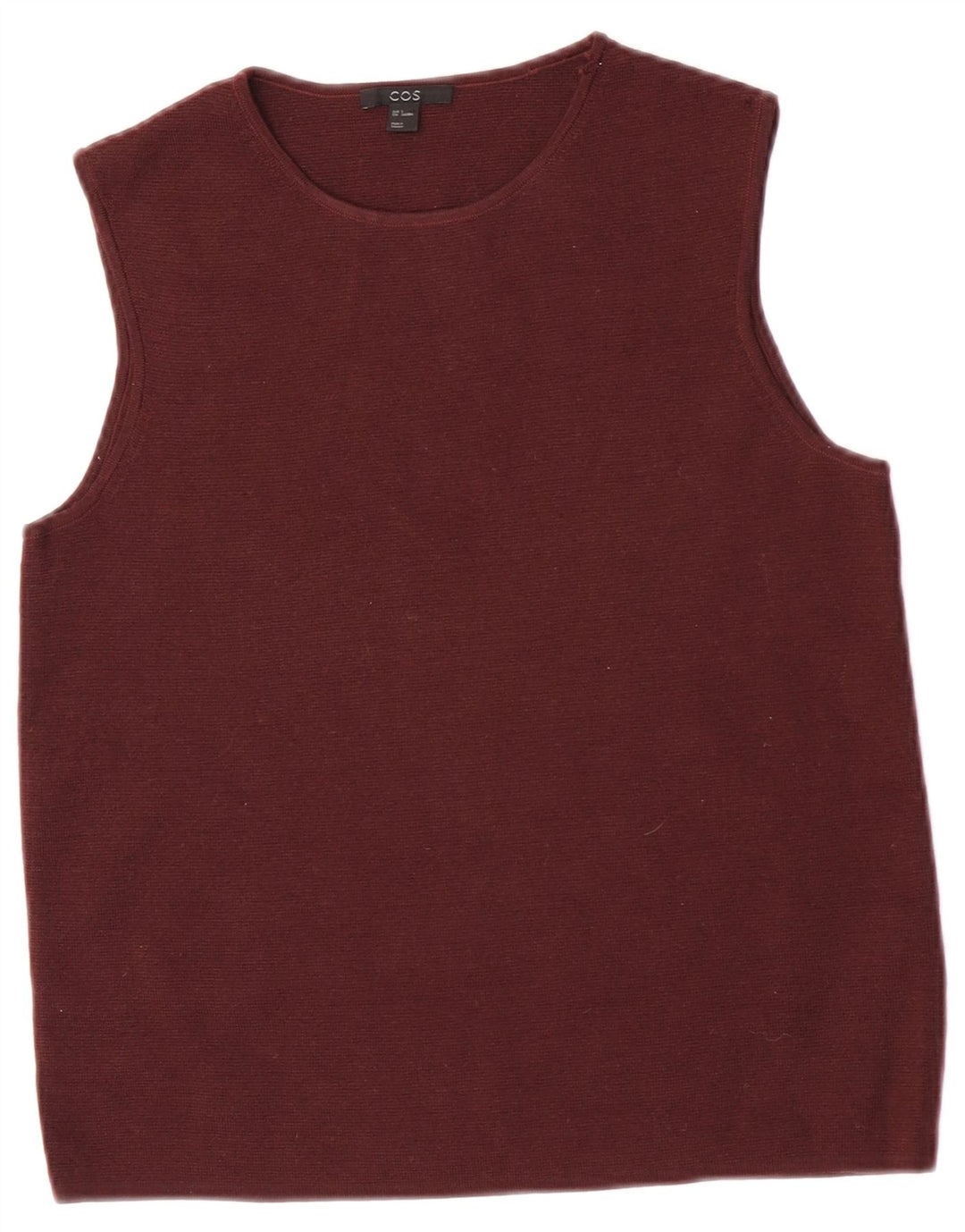 Canottiera Cos da donna UK 10 piccola in lana bordeaux