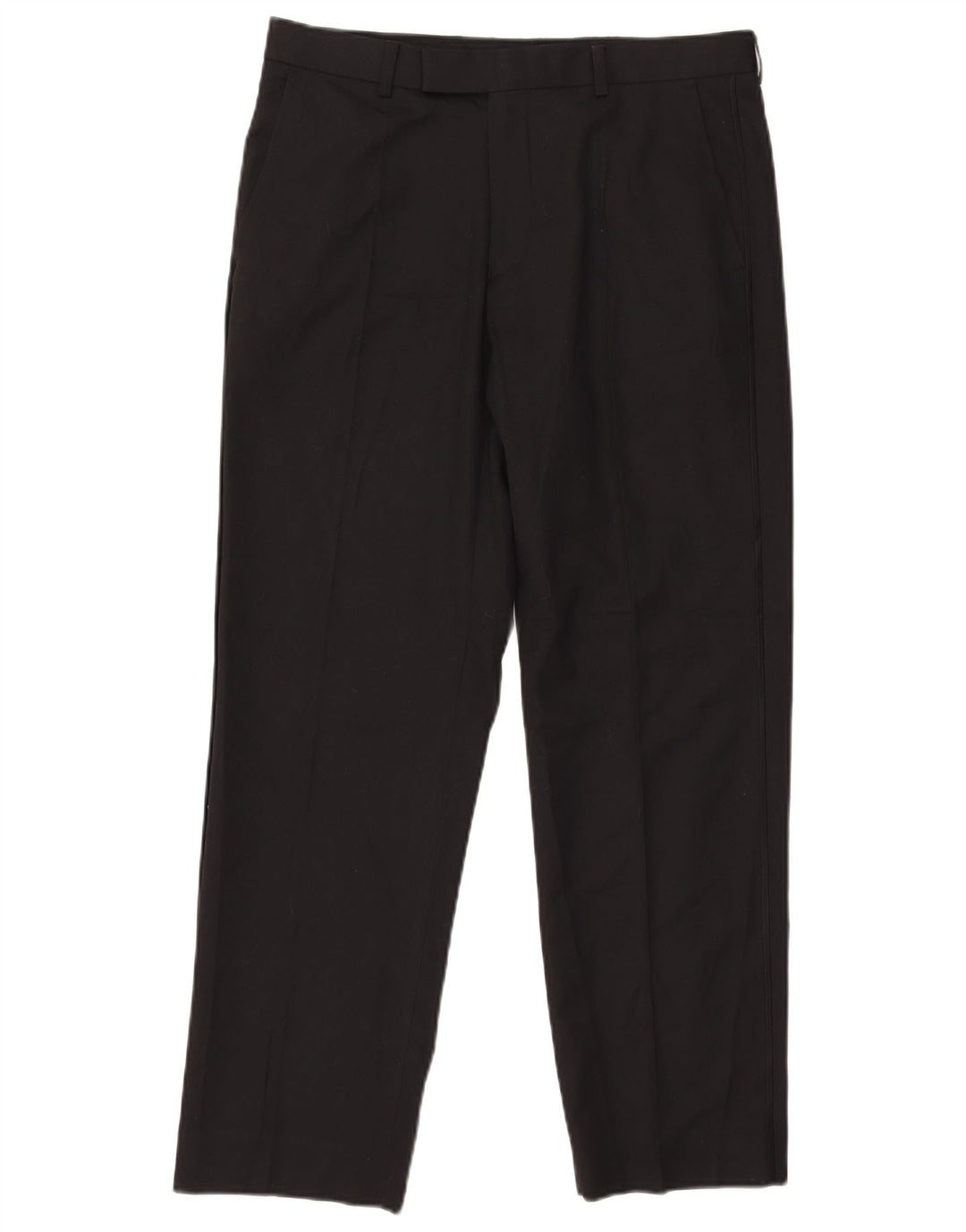 Pantaloni da abito dritti autografi da uomo Marks & Spencer W32 L29 neri