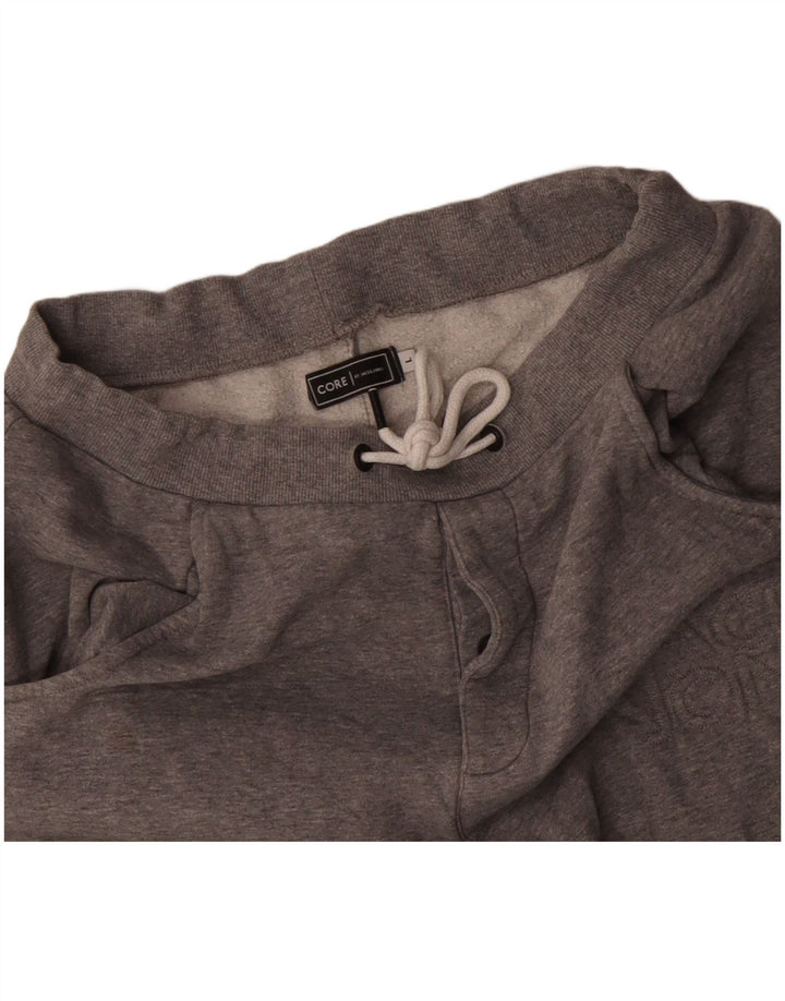 Pantaloncini sportivi da uomo Jack & Jones grandi in cotone grigio