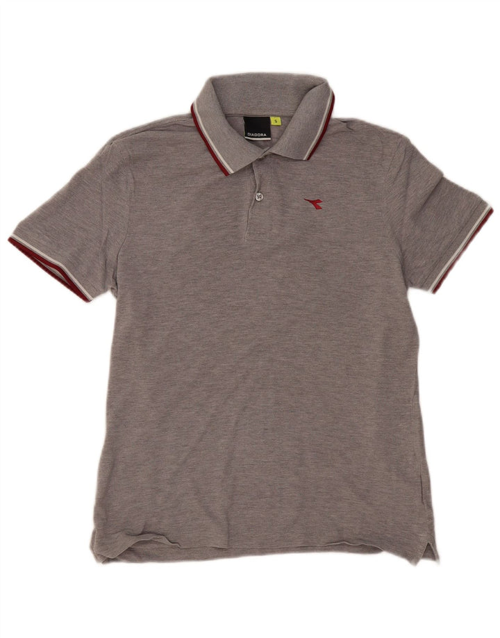 Polo DIADORA Uomo Small Grigio Cotone