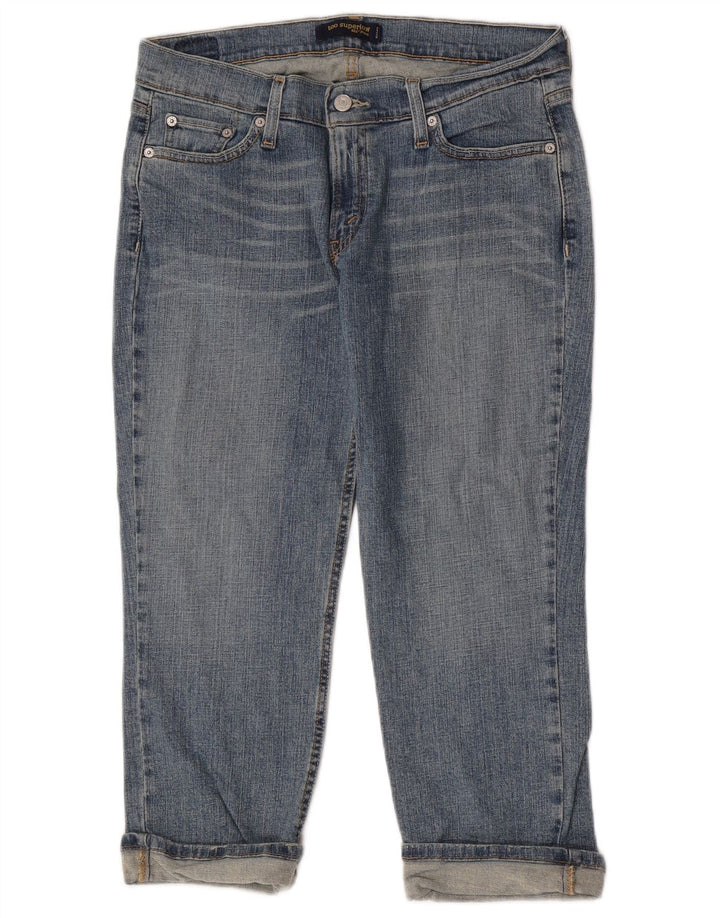 Jeans Levi's Donna 524 Super Low Capri W32 L23 Blu