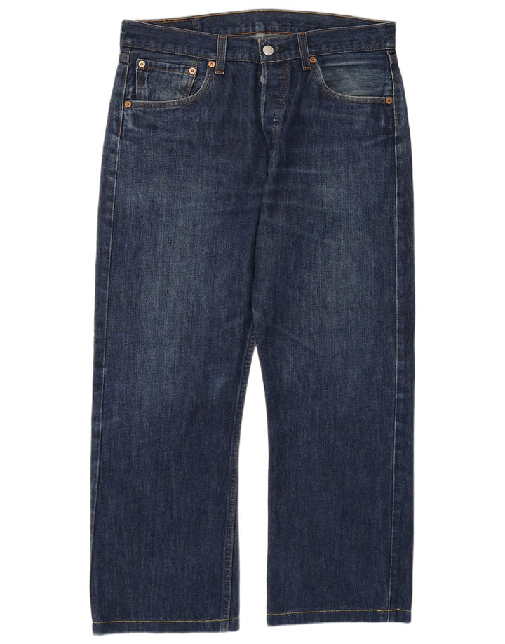 Levi's Uomo 501 Jeans dritti W33 L26 Blu Navy