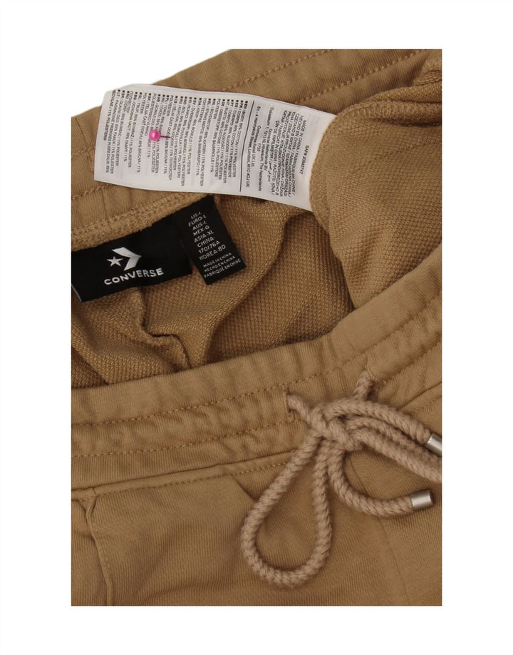 Pantaloni da tuta da donna Converse UK 16 Large Beige Cotton