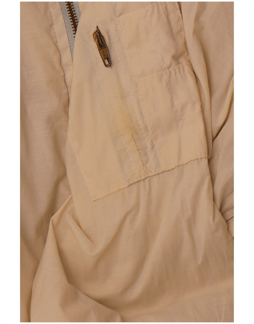 Giacca reversibile grafica da uomo QUARRY UK 42 XL cotone bianco sporco