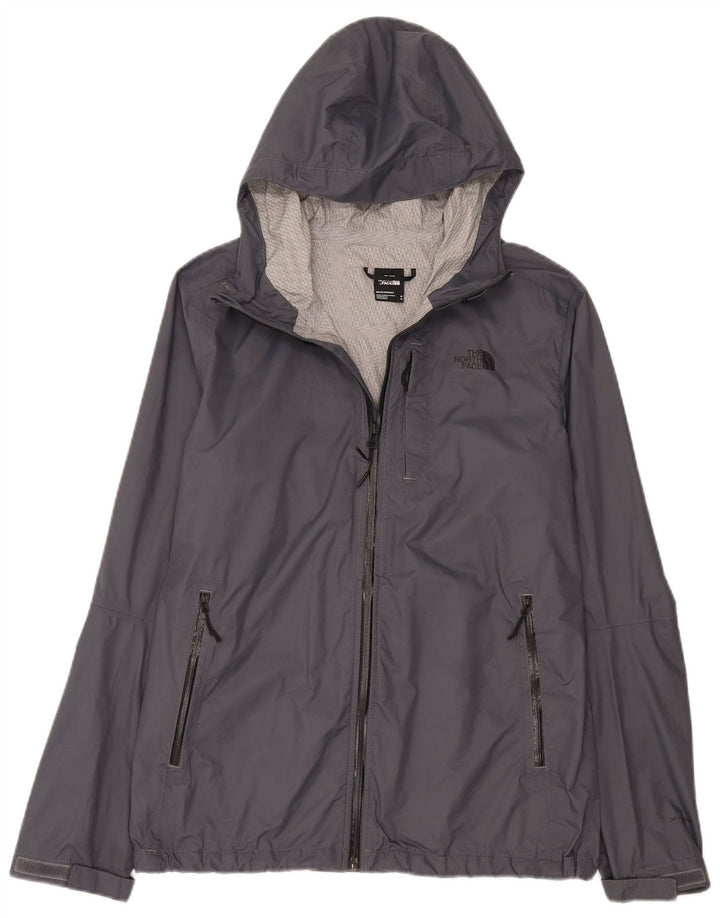 Giacca antipioggia da uomo con cappuccio The North Face UK 38 Nylon grigio medio