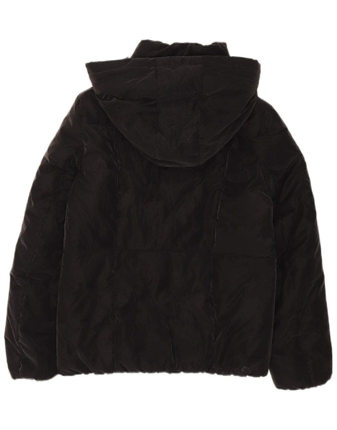 Giacca imbottita con cappuccio da donna Guess UK 12 Medium Nero Poliestere