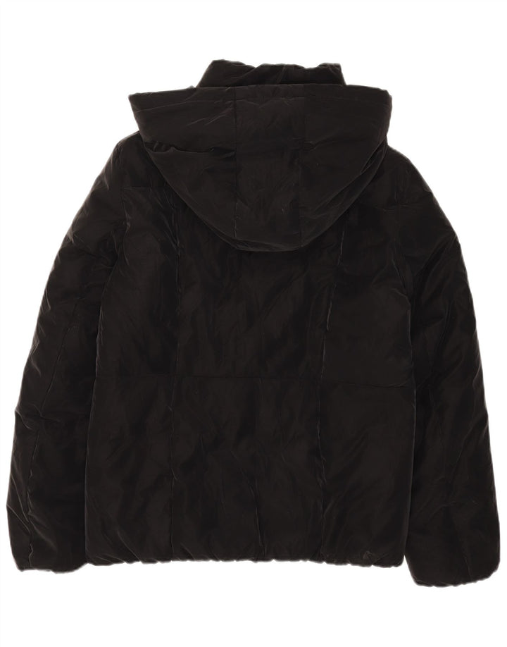 Giacca imbottita con cappuccio da donna Guess UK 12 Medium Nero Poliestere