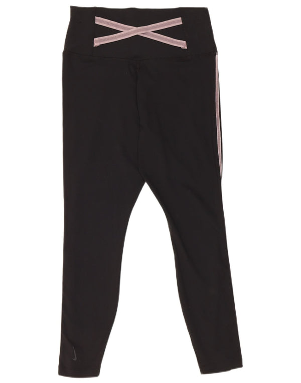 Leggings da donna Nike UK 14 Large Nero Poliestere