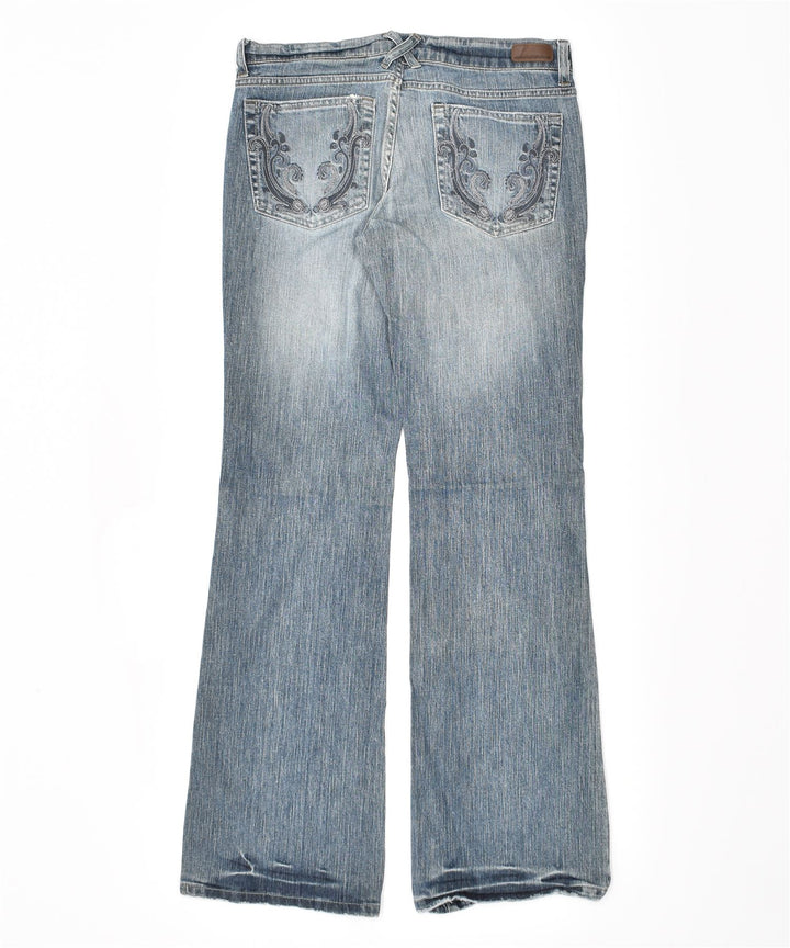 Jeans svasati Time Square da donna DKNY US 9 Large W32 L33 cotone blu