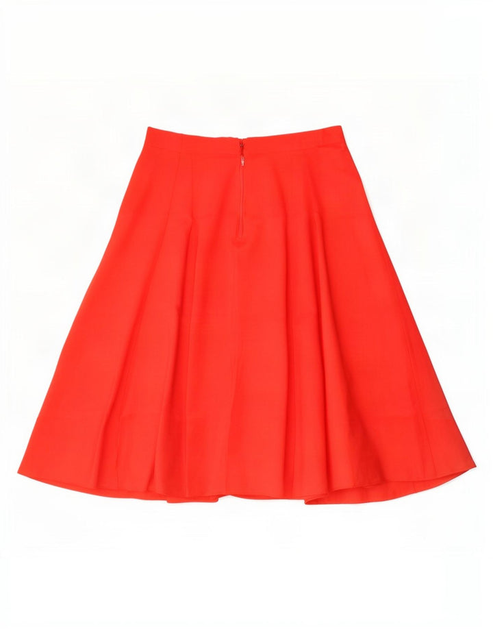Gonna a trapezio vintage da donna W30 rossa media